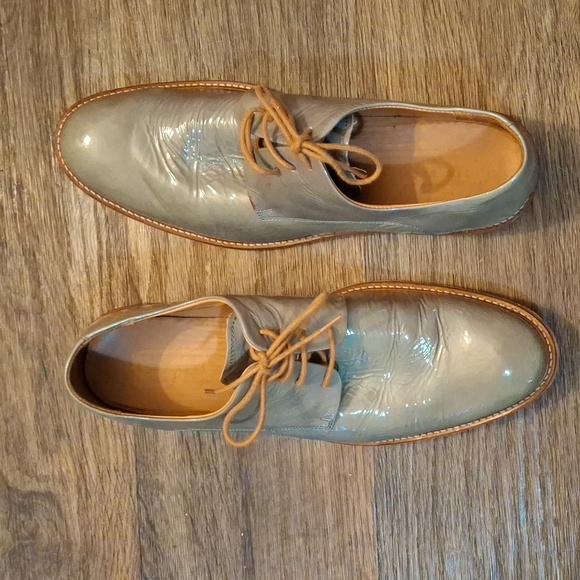 Ted Baker London Men's Patent Leather Oxford Derby Shoe. - Picture 12 of 14